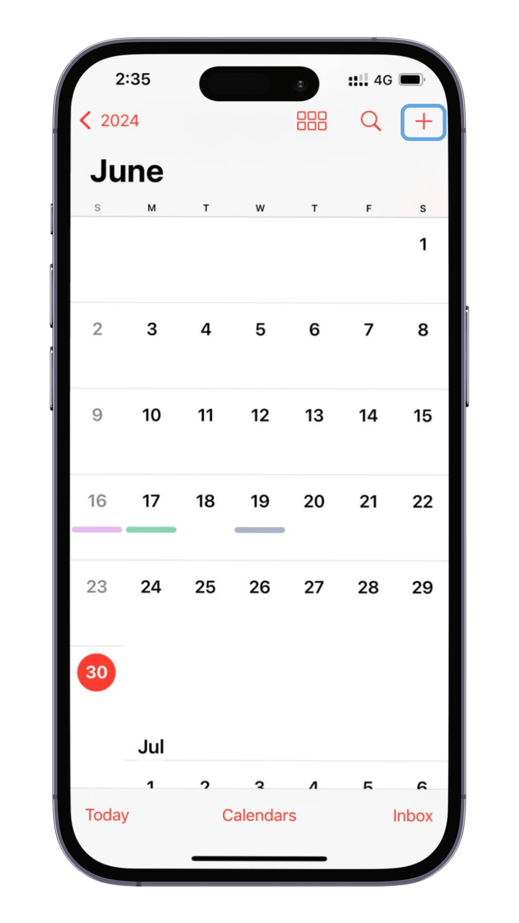 Setting up reminders in apple calendar